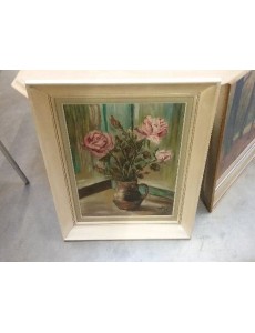 PEINTURE HUILE  "NATURE MORTE"