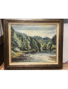 PEINTURE HUILE "PAYSAGE"