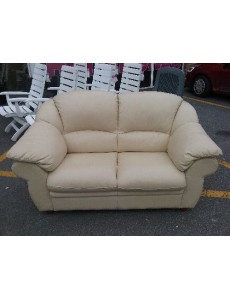 CANAPE 2 PLACES SKAI BEIGE