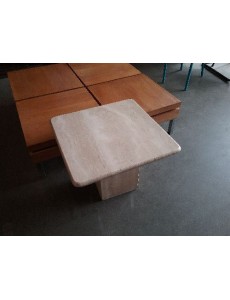 TABLE TRAVERTIN CARREE