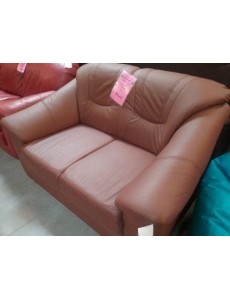 CANAPÉ 2 PLACES SKAI BRUN