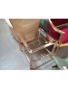 TABLE BASSE VERRE 60 X 60 CM