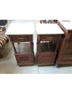 PAIRE DE CHEVETS 1T/1P +...