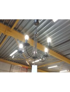 LUSTRE METAL 5 BRANCHES