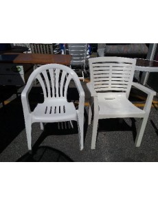 CHAISE DE JARDIN BLANCHE