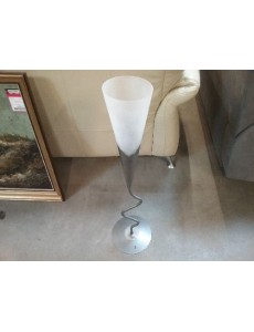 BOUGEOIR MÉTAL/VERRE "CÔNE""