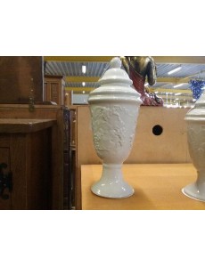 POTICHE PORCELAINE BLANCHE