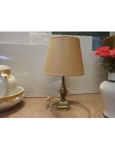 LAMPE À POSER PIED DORÉ