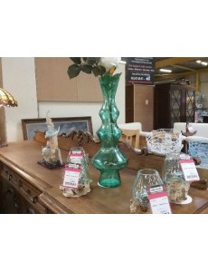 VASE VERRE VERT