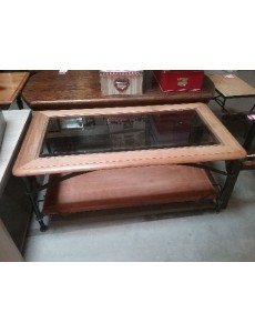 TABLE BASSE BOIS/ FER...