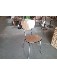 CHAISE FORMICA BRUNE