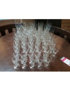 LOT DE VERRES SEMI CRISTAL