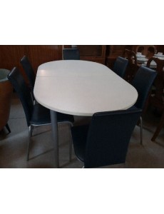 TABLE  ALLONGE+ 6 CHAISES