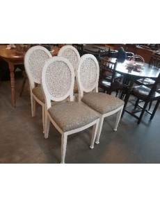 LOT DE CHAISES BLANCHES...