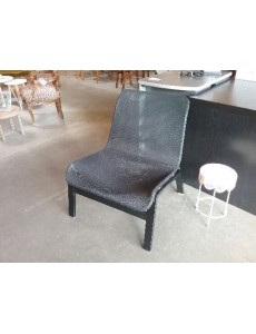 FAUTEUIL TISSU NOIR