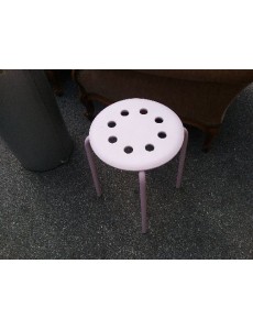 TABOURET MODERNE ROSE