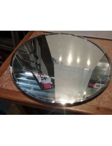 MIROIR ROND CONTOUR ARGENTÉ