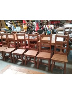 CHAISE RUSTIQUE CHENE CLAIR...