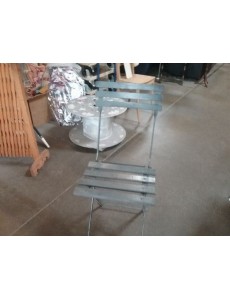 CHAISE DE JARDIN MÉTALLIQUE...