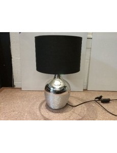 LAMPE A POSER ARGENTÉE