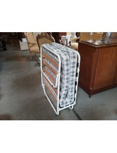 LIT PLIANT BLANC/BLEU