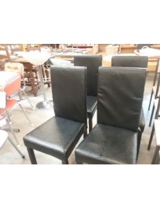 LOT DE 4 CHAISES MODERNES...