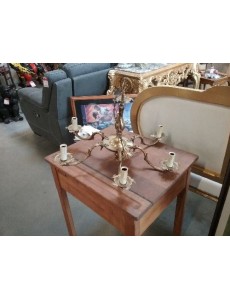 LUSTRE CUIVRE 6 BRANCHES