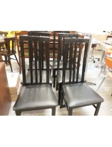 CHAISES MODERNES NOIRES LOT...