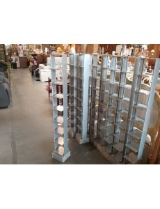 ÉTAGÈRE CD MÉTALLIQUE