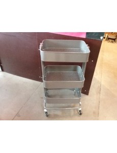 ETAGERE A ROULETTES 