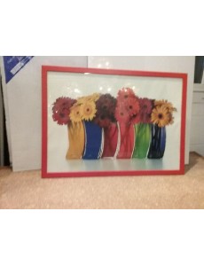 REPRODUCTION FLEURS DANS VASE