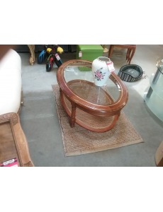 TABLE BASSE VERRE BISEAUTE