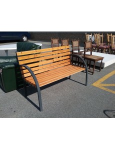 BANC DE JARDIN BOIS / MÉTAL