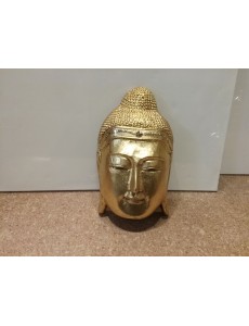 MASQUE "DIVINITÉ" BOIS DORÉ