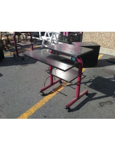 BUREAU MODERNE NOIR / MAUVE