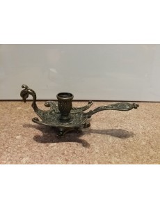 BOUGEOIR LAITON "OISEAU"