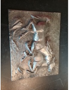 BAS RELIEF CHEVAUX
