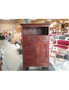 MEUBLE RANGEMENT TECK 105CM