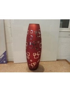 VASE MODERNE ROUGE DÉCO...