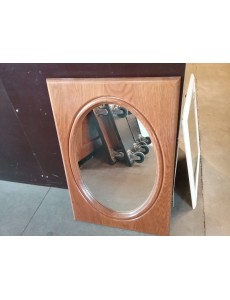 MIROIR OVALE CADRE BOIS 75...