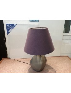 LAMPE A POSER GRIS/MAUVE