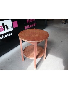 TABLE RONDE BASSE PIN