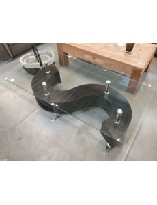 TABLE BASSE VITRÉE "S"