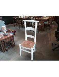 PRIE DIEU PEINT BLANC