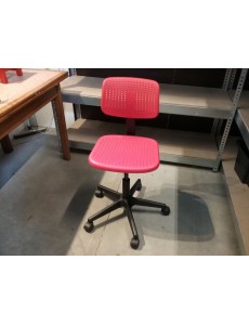 CHAISE DE BUREAU ROUGE 