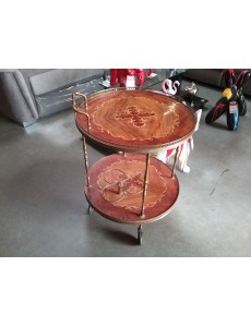 DESSERTE RONDE MARQUETÉE...