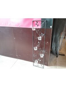 BOUGEOIR MÉTALLIQUE À...