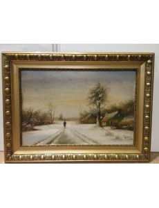 PEINTURE HUILE "PAYSAGE...