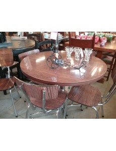 TABLE RONDE FORMICA + 4...