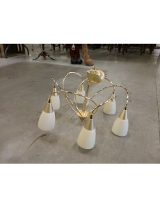 SUSPENSION DORÉE 6 BRANCHES